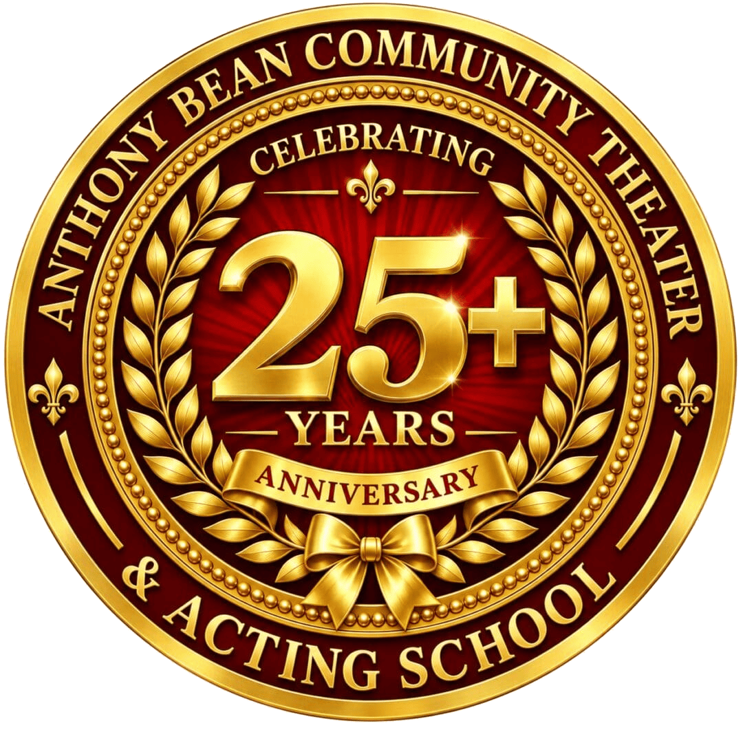 Anthony Bean theater 25+ years anniversary seal