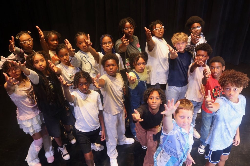 Cast from ON DA BLOCK! A World Premiere