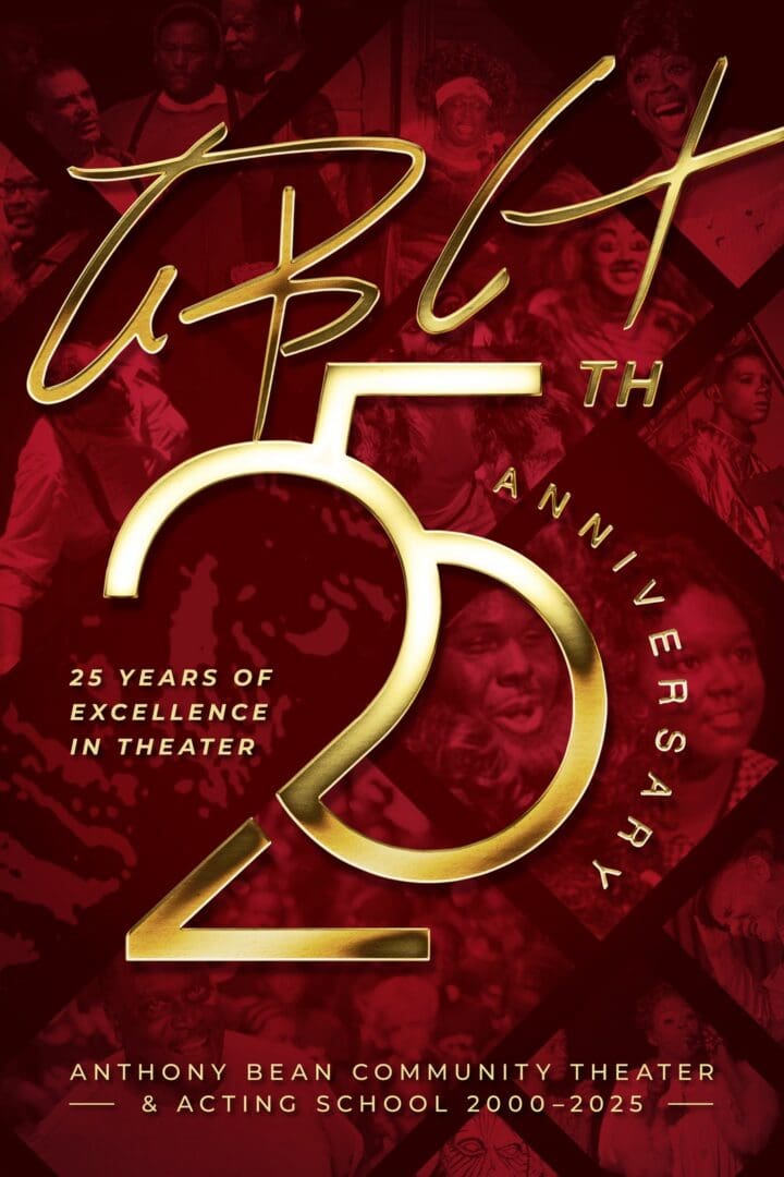 ABCT 25th Anniversary poster: 25 years of excellence in theater, 2000–2025