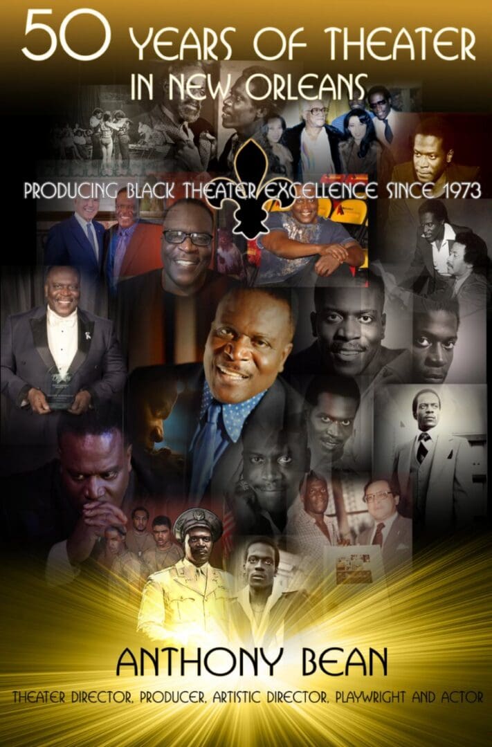 Anthony Bean 50th anniversary in theater poster