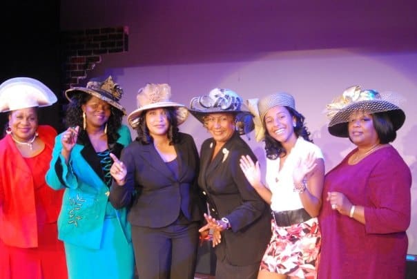The women of Crowns in colorful hats