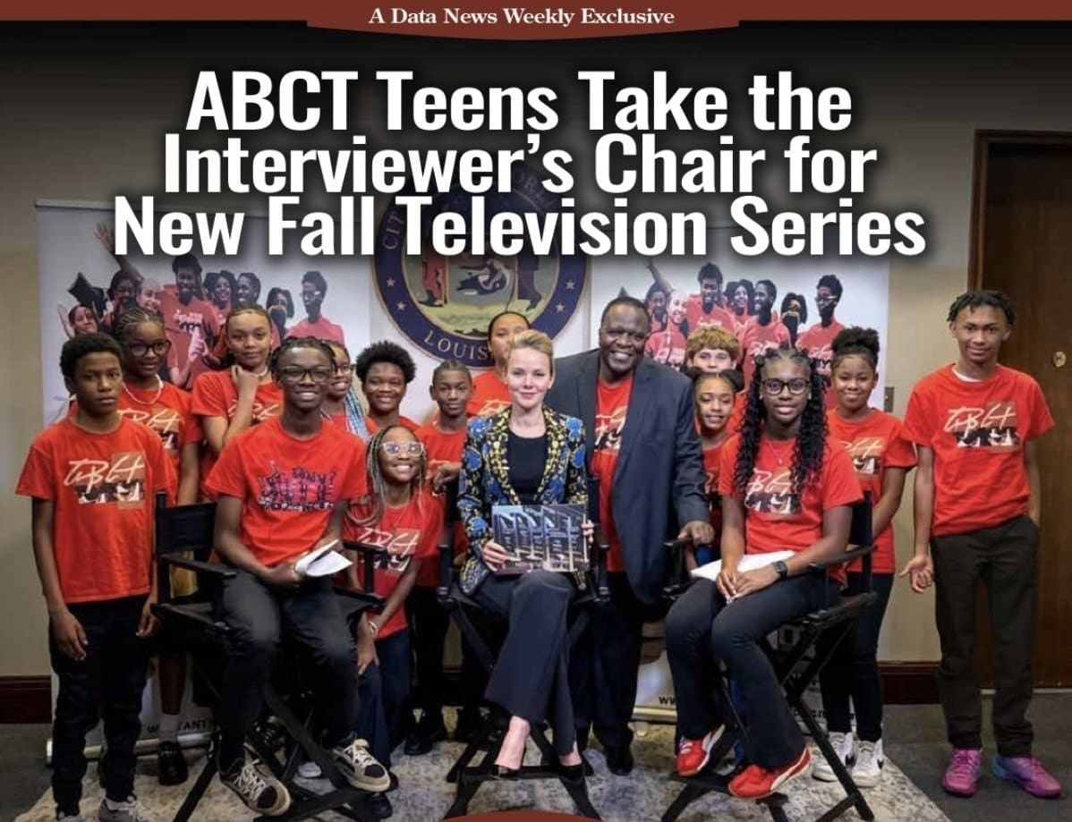 Data News Weekly: ABCT Teens Take the Interviewer's Chair for New Fall Television Series