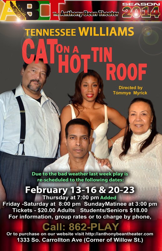 Original poster for Cat on a Hot Tin Roof (2014)