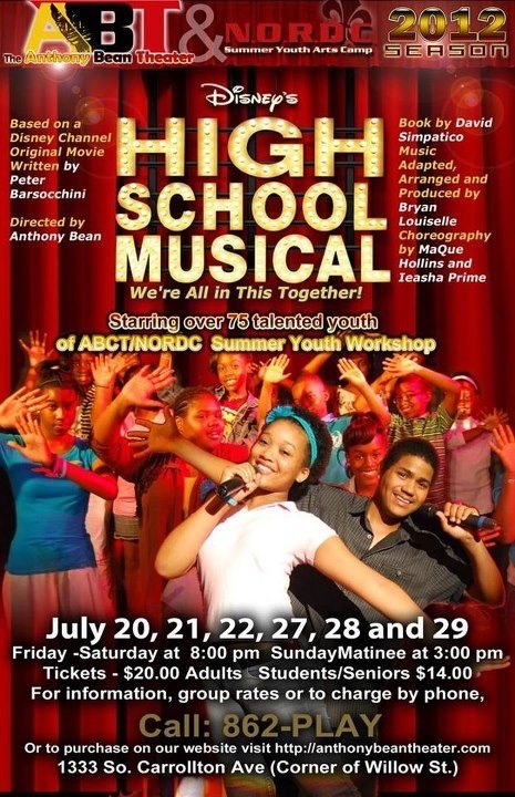 Original poster for High School Musical (2012)