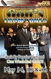 Original poster for God's Trombones (2010)