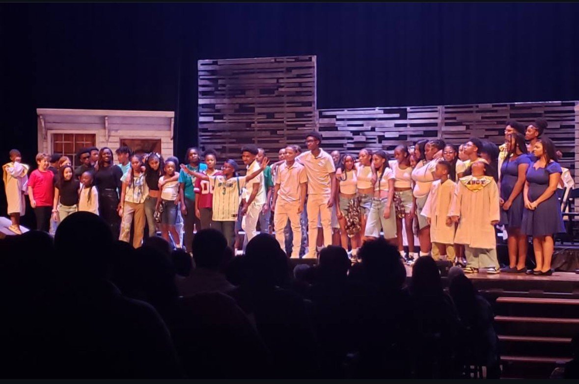 The young company of 504 taking a bow at the Orpheum Theater