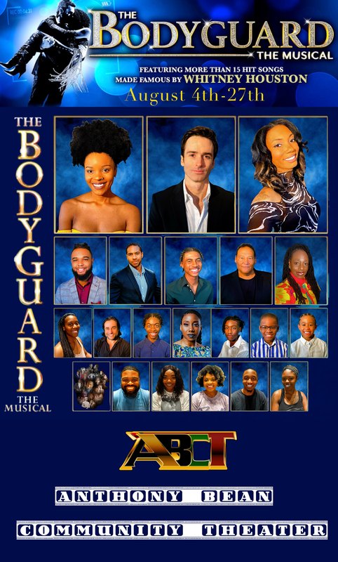 Original poster for The Bodyguard The Musical